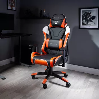 X Rocker Agility eSports gaming bureaustoel - zwart/oranje
