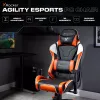 X Rocker Agility eSports gaming bureaustoel - zwart/oranje