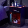 X Rocker gaming nachtkastje met RGB LED-verlichting, grijs/rood
