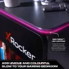 X Rocker gaming nachtkastje met RGB LED-verlichting, grijs/rood