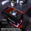 X Rocker gaming nachtkastje met RGB LED-verlichting, grijs/rood