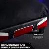 XROCKER Gaming & Racing eenpersoonsbed 90x190cm rood kunstleer