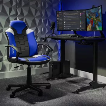 X Rocker Saturn gaming bureaustoel voor kinderen & jongeren - blauw