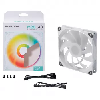 Phanteks PH-F140M25 140mm PWM behuizingsventilator - zwart