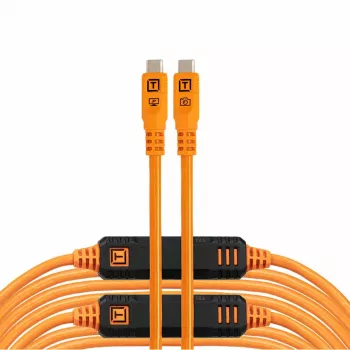 Tether Tools TetherPro USB-C Optima 10G Straight Oranje 9,4m