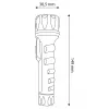 ENTAC EFL-2AA-PL LED-zaklamp 2xAA ABS-kunststof Zwart 30 Lumen