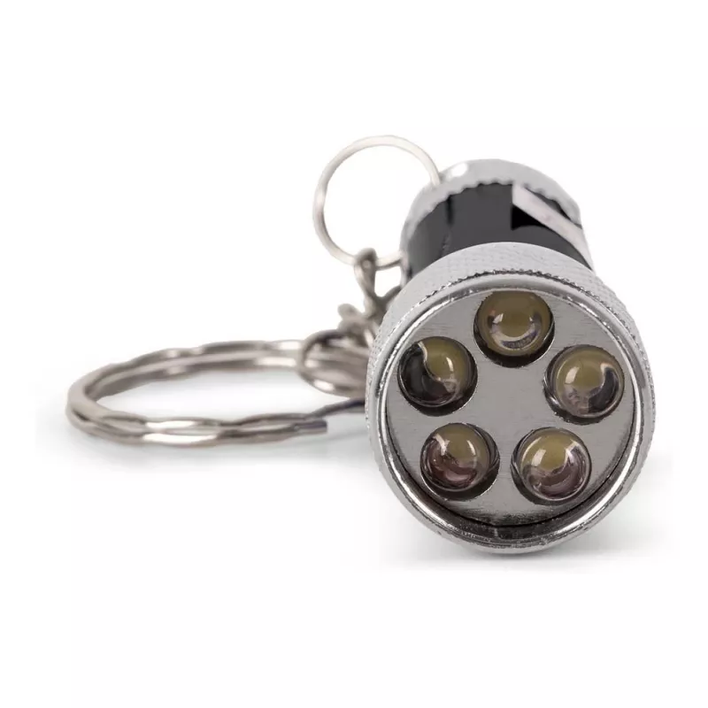 ENTAC 5 LED Sleutelhanger-zaklamp Zwart