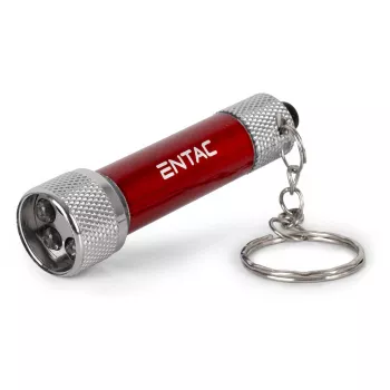 ENTAC 5 LED Sleutelhanger-zaklamp Rood