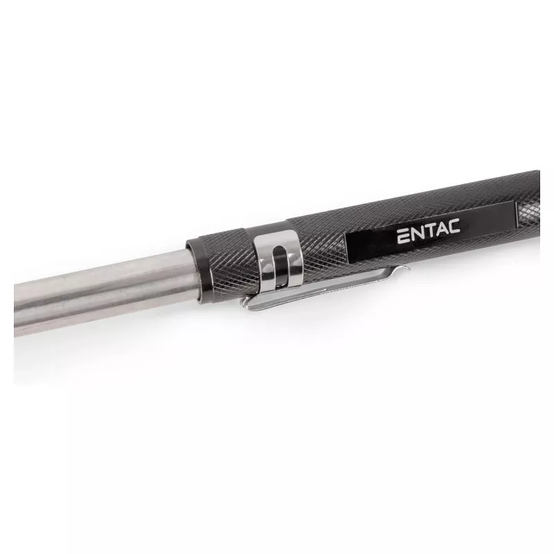ENTAC EFL-1W-FLEX-ALU 1W LED Zaklamp met telescoophals, Aluminium, Zwart