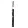 ENTAC EFL-1W-FLEX-ALU 1W LED Zaklamp met telescoophals, Aluminium, Zwart