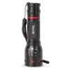 ENTAC EFL-ZOOM-5W-ALU Zoomable LED-zaklamp 350 lumen zwart