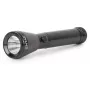 ENTAC 1W LED-zaklamp aluminium zwart AA-batterij