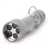 ENTAC 5 LED-sleutelhangerzaklamp zilver
