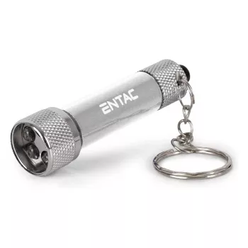 ENTAC 5 LED-sleutelhangerzaklamp zilver