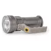 ENTAC 5W T6 LED-zaklamp aluminium 2x18650 incl. netlader