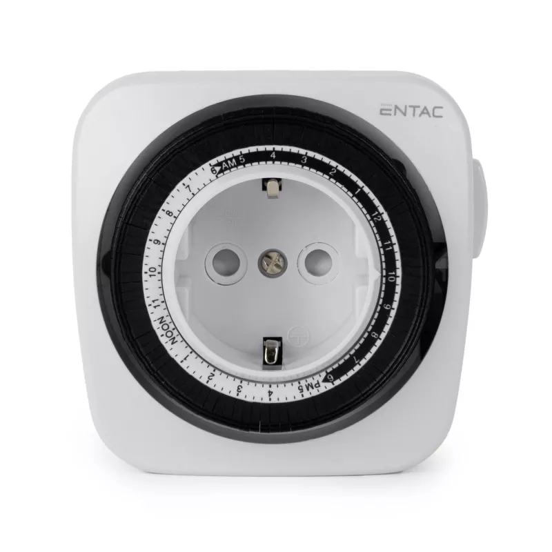 ENTAC mechanische timer mini 24 uur 48 programma's