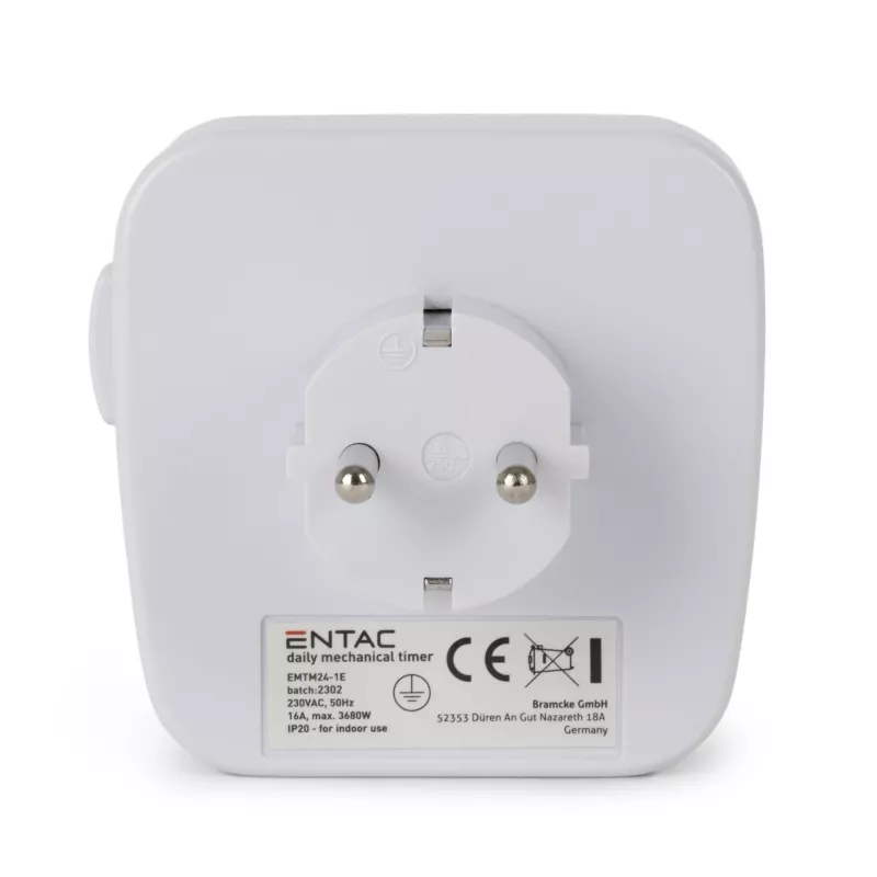 ENTAC mechanische timer mini 24 uur 48 programma's