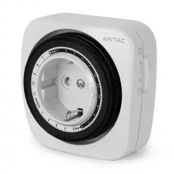 ENTAC mechanische timer mini 24 uur 48 programma's