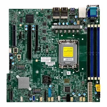 Supermicro MBD-X13SCH-LN4F-O Micro-ATX moederbord, LGA1700, Intel C266, DDR5, 4x 1GbE, IPMI