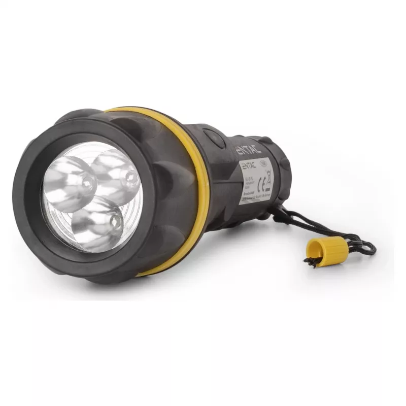 ENTAC EFL-2D-PL zaklamp 2D kunststof zwart