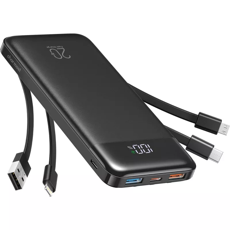 Charmast powerbank W2065 20000mAh zwart