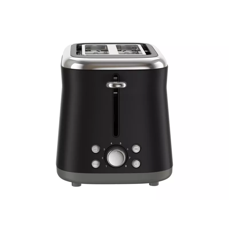 TEFAL toaster TT7208E0 Collection Retro 850 W 2 slots roestvrijstaal zwart