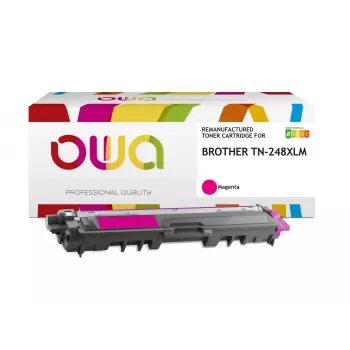 Armor OWA compatibele tonercartridge magenta extra high yield voor Brother TN248XLM