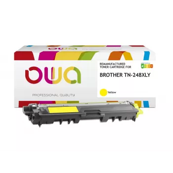 Armor OWA compatibele tonercartridge geel voor Brother TN-248XL high yield 2300 pagina's