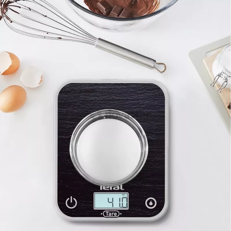 TEFAL keukenweegschaal BC50D2V0 Optiss - digitaal LCD, 5 kg capaciteit, zwart