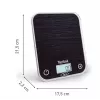 TEFAL keukenweegschaal BC50D2V0 Optiss - digitaal LCD, 5 kg capaciteit, zwart