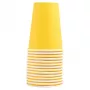 PROnappe 15 kartonnen beker 200 ml, geel (89119I)