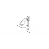 NEXO IDT-BPADAPT adapterplaat voor ID84, ID84L, IDS312 - paalmontagebeugel, zwart