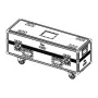 NEXO IDT-2CASE84 flightcase met wielen voor 2x ID84 / ID84T luidsprekers