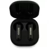 Guess 4G Metal Logo True Wireless Stereo Bluetooth-oordopjes met oplaadcase (zwart)