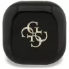 Guess 4G Metal Logo True Wireless Stereo Bluetooth-oordopjes met oplaadcase (zwart)