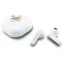 Guess 4G Metal Logo True Wireless Stereo Bluetooth-oordopjes met oplaadcase (wit)