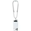 Karl Lagerfeld Crossbody Strap Choupette Charm - Universele telefoonstrap / USB-C naar USB-C kabel 1,5m (grijs)