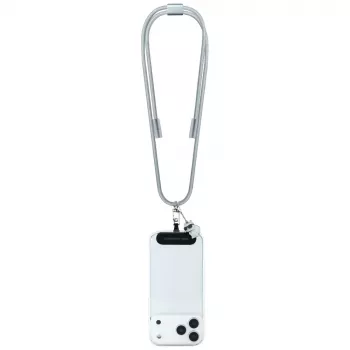 Karl Lagerfeld Crossbody Strap Choupette Charm - Universele telefoonstrap / USB-C naar USB-C kabel 1,5m (grijs)