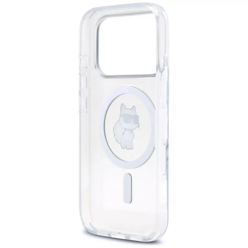Karl Lagerfeld IML Choupette MagSafe Case voor Apple iPhone 17 Pro Max, Transparant