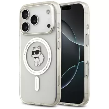 Karl Lagerfeld IML Choupette MagSafe Case voor Apple iPhone 17 Pro Max, Transparant