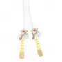 Janod Applepop eenhoorn springtouw met houten handgrepen 3+