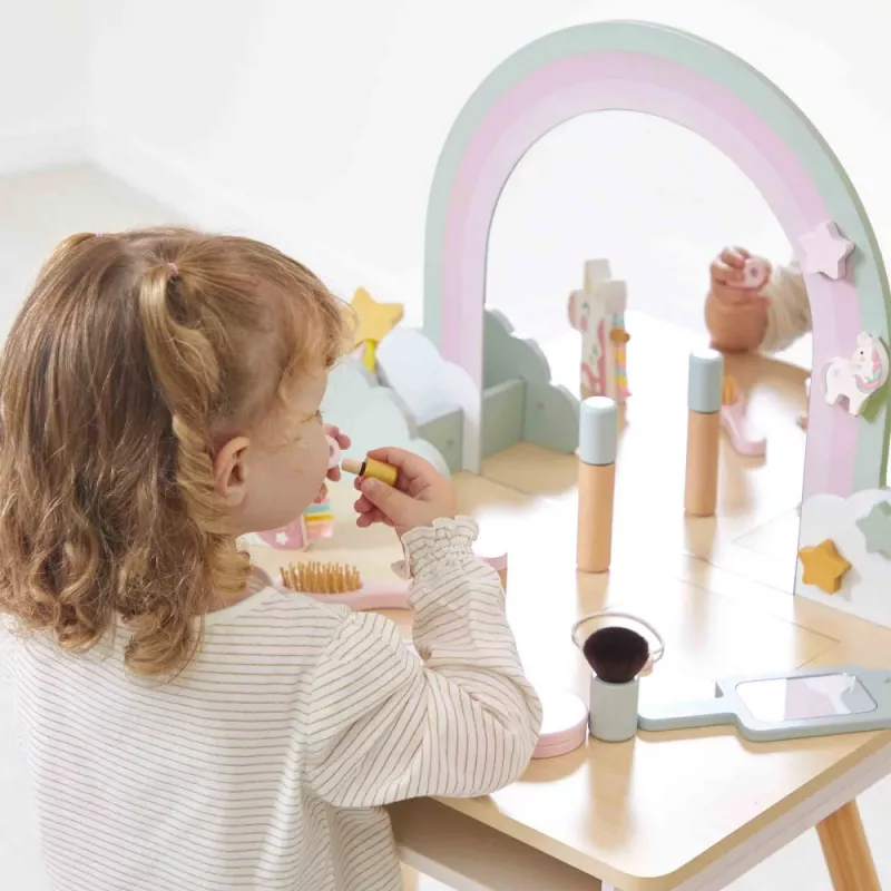 Janod Little Miss Unicorn rollenspel beautyset met 10 accessoires 3+