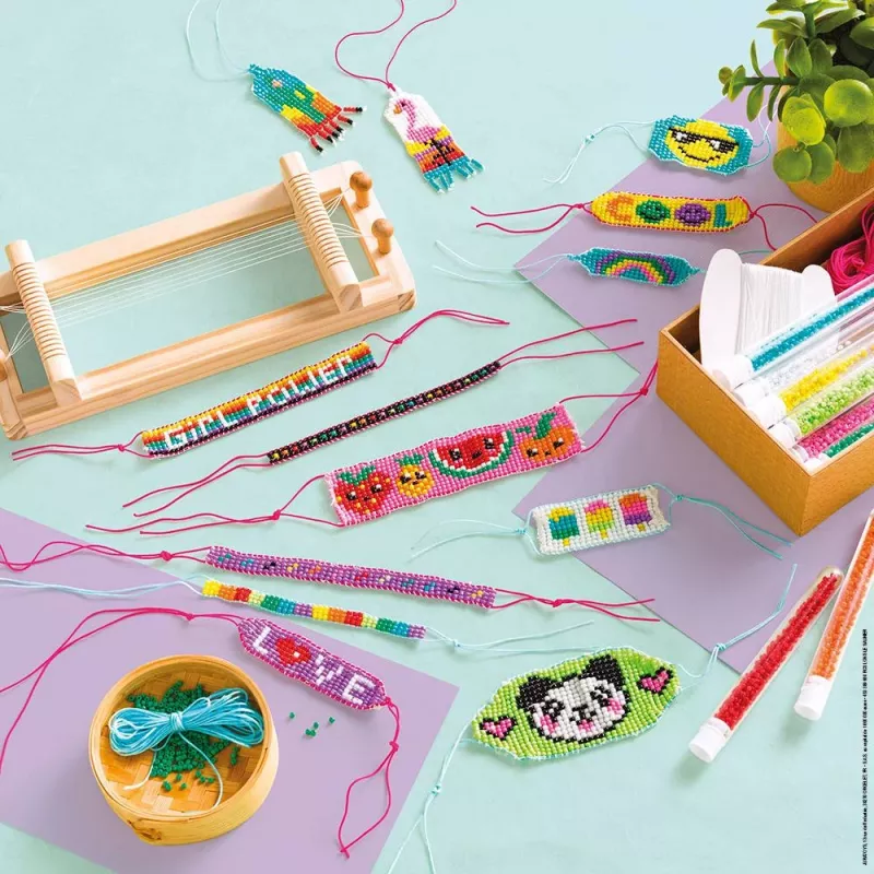 Janod kralenweefgetouw sieraden maken set voor kinderen vanaf 8 jaar