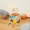 Janod grote educatieve activiteitenkubus met kralenlabyrint J08256