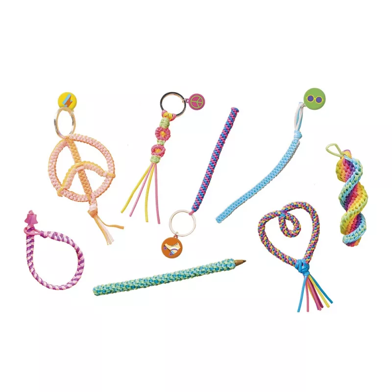 Janod creatieve knutselset Scoubidou filofun ornamenten 7+
