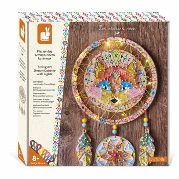 Janod string art glowing dreamcatcher 3D weefset