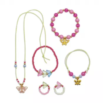 Janod Magic Fairies vlinder sieraden maken set vanaf 6 jaar
