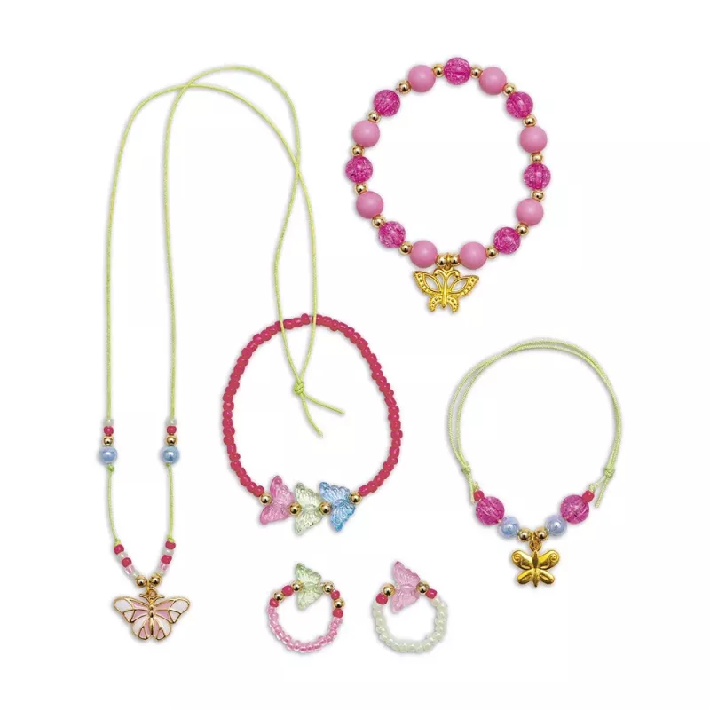 Janod Magic Fairies vlinder sieraden maken set vanaf 6 jaar
