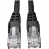 Tripp 25ft Cat6 Gigabit Snagless Molded Patchkabel RJ45 M/M zwart