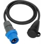 Brennenstuhl CEE Adapterkabel 230V 16A 1,5m Schuko-koppeling IP44 Zwart/Blauw